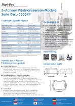 2-Achsen Präzisionssensor-Module Serie DWL-5000XY - 2