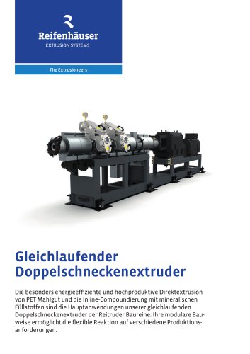 Gleichlaufender Doppelschneckenextruder