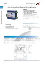 SMA Miniature Strain Gage Conditioning Amplifier