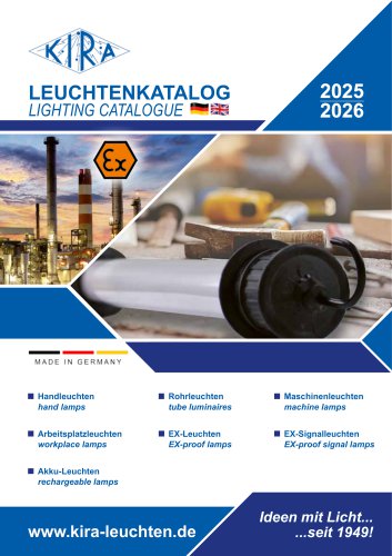 KIRA Leuchtenkatalog 2025/2026