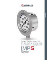 HAM-LET INDUSTRIELLE MECHANISCHE Rohrfeder-Manometer - 15