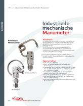 HAM-LET INDUSTRIELLE MECHANISCHE Rohrfeder-Manometer - 4